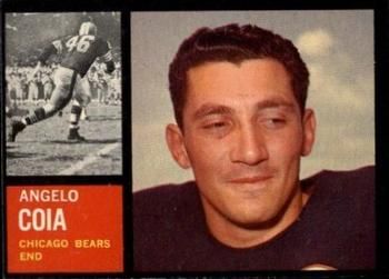 Angelo Coia 1962 Topps #20 Sports Card