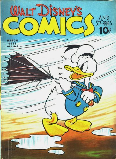 Walt Disney's Comics and Stories #6 Comic