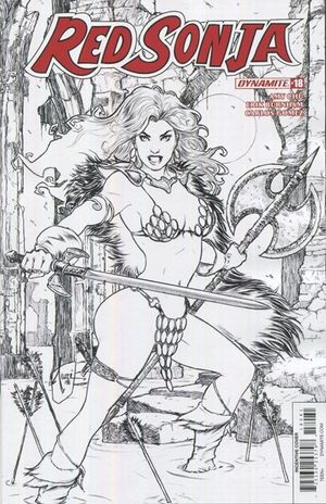 Red Sonja #18 (Cover H 30 Copy Tucci B&w Cover)