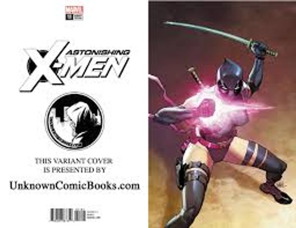 Astonishing X-Men #11 (Yu Deadpool Variant Leg "Virgin")