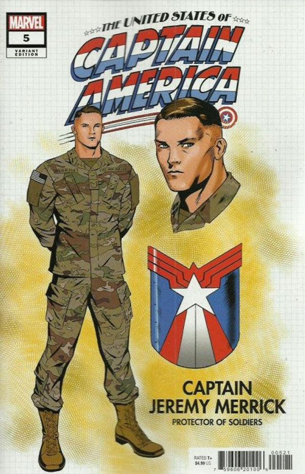The United States of Captain America #5 (Eaglesham Design Variant)