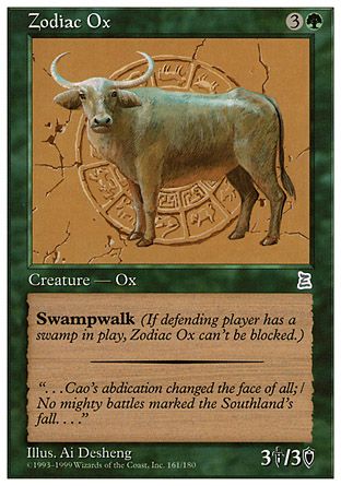 Zodiac Ox (Portal Three Kingdoms) Trading Card