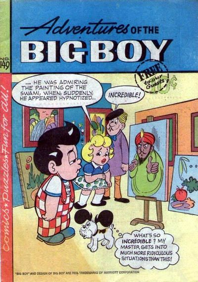 Adventures of Big Boy #149 [West] Comic