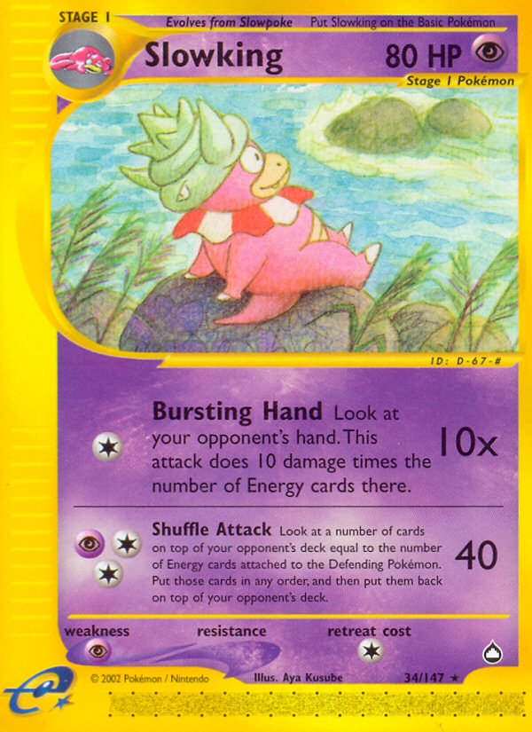 Slowking (34/147) - Aquapolis Pokémon Card