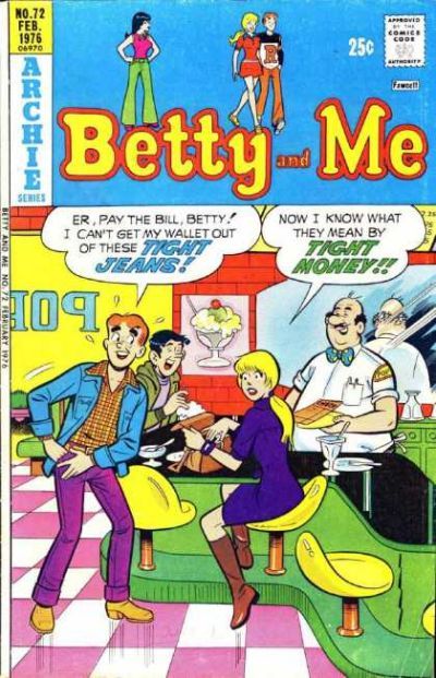 Betty and Me #72 Comic
