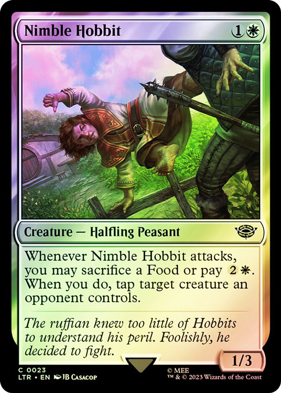 Nimble Hobbit (The Lord of the Rings - Foil) Trading Card