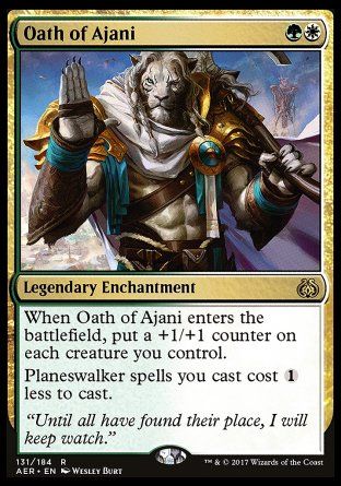 Oath of Ajani (Aether Revolt) Trading Card