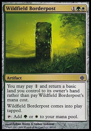 Wildfield Borderpost (Alara Reborn) Trading Card