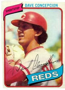  1982 Topps # 661 In Action Dave Concepcion Cincinnati