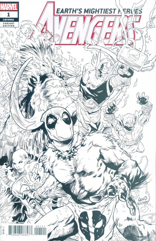 Avengers #1 (Land Sketch Edition)