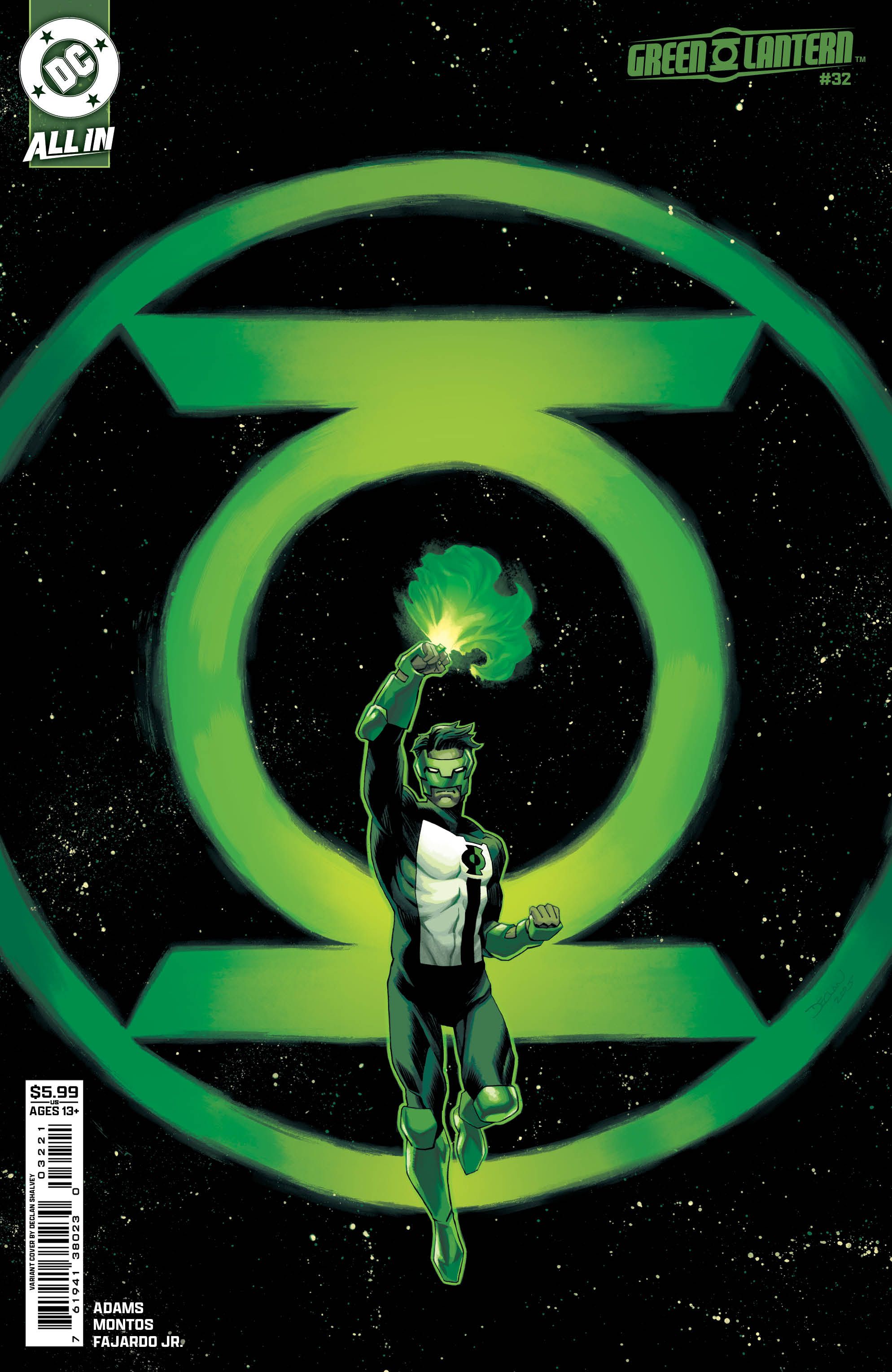 Green Lantern #32 (Cvr B Declan Shalvey Card Stock Variant) Comic