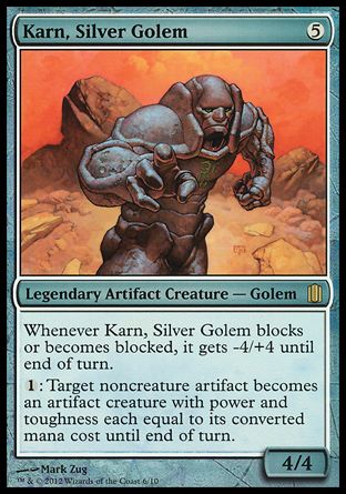 Karn, Silver Golem (Commander's Arsenal) Trading Card