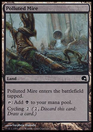 Polluted Mire (Premium Deck Series: Graveborn) Trading Card