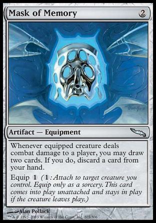 Mask of Memory (Mirrodin) Trading Card