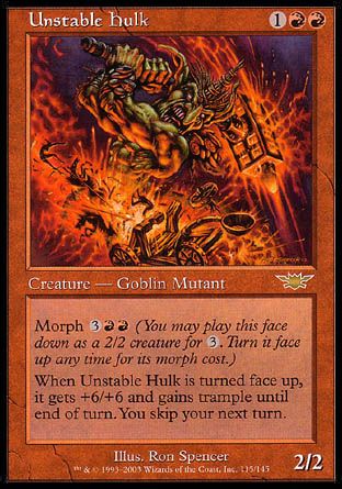 Unstable Hulk (Legions) Trading Card