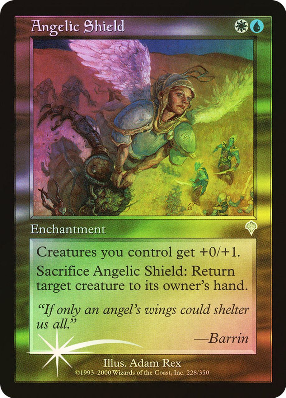 Angelic Shield (Invasion - Foil) Trading Card