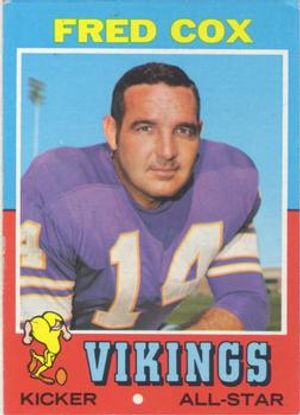 Fred Cox 1971 Topps #96