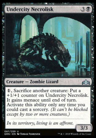 Undercity Necrolisk (Guilds of Ravnica) Trading Card