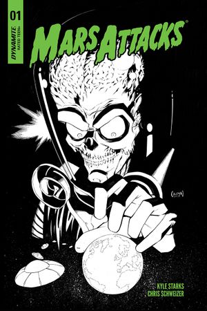 Mars Attacks #1 (30 Copy Coleman B&w Cover)