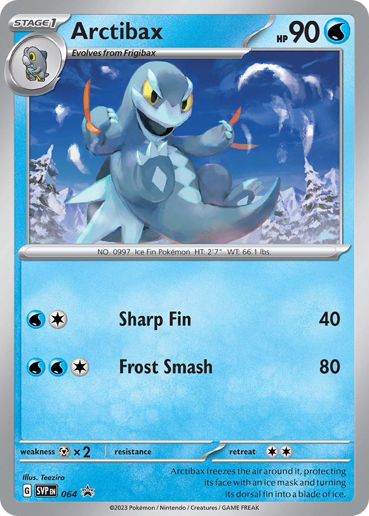 Frigibax Pokémon Card