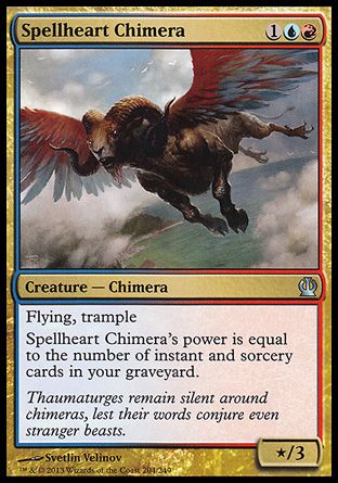 Spellheart Chimera (Theros) Trading Card