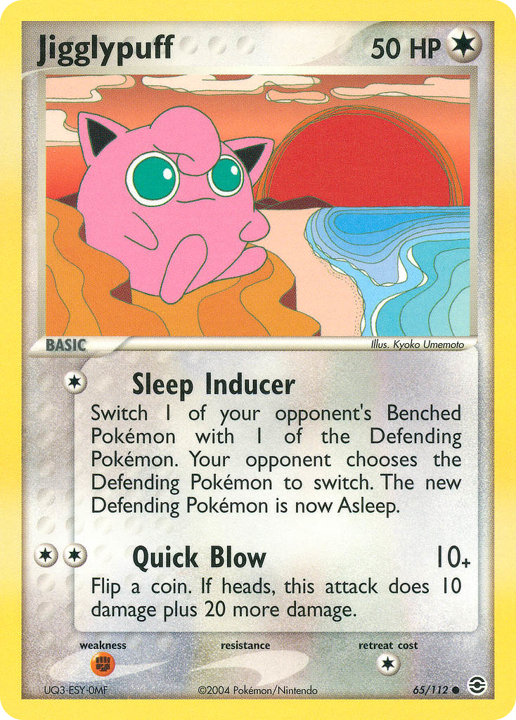 Jigglypuff (65/112) - FireRed & LeafGreen Pokémon Card