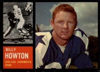 Billy Howton 1962 Topps #42 Sports Card
