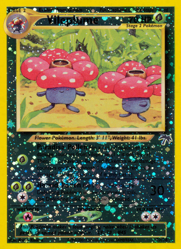 Vileplume (17/18) - Southern Islands Pokémon Card