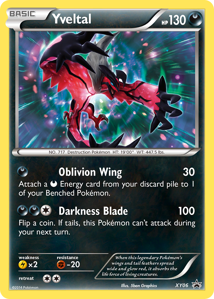 Yveltal (XY06) - XY Black Star Promos Pokémon Card