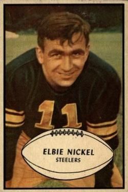 Elbert Nickel 1953 Bowman #18 Sports Card