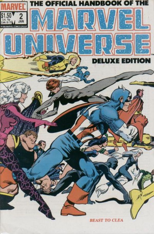 Official Handbook Of The Marvel Universe, The #2