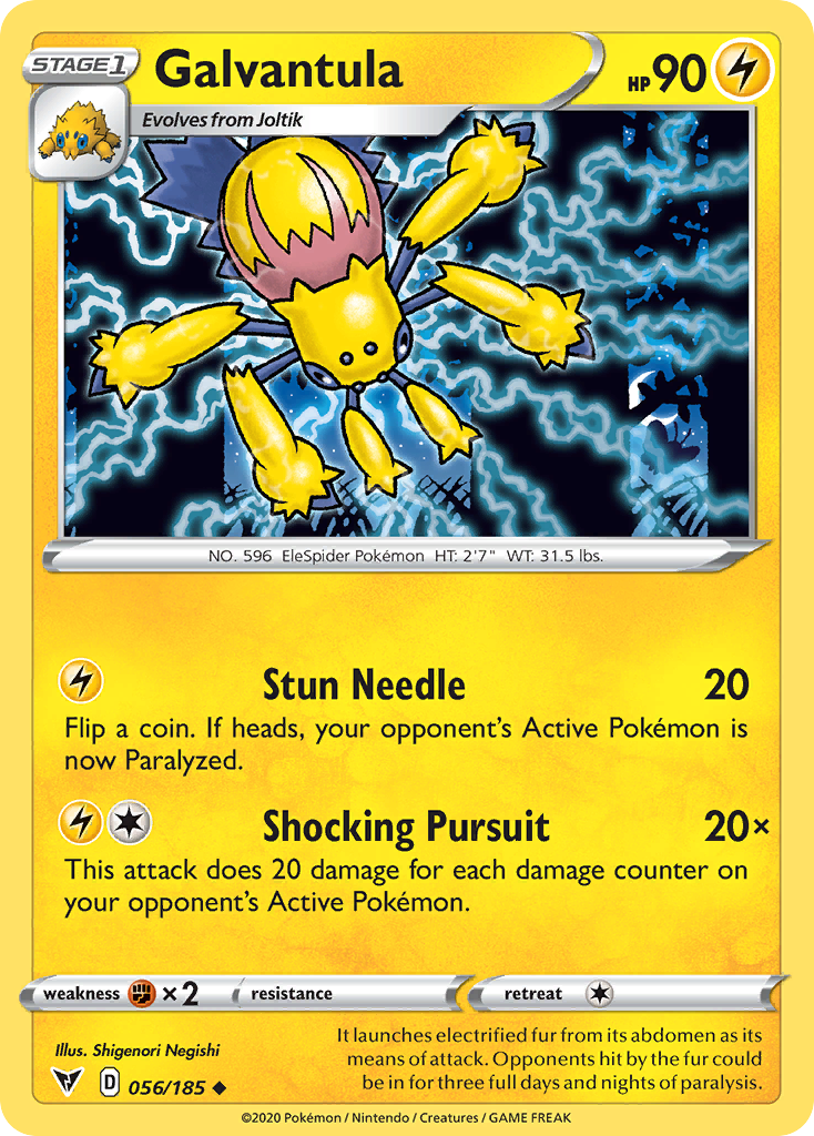 Galvantula (56/185) - Vivid Voltage Pokémon Card