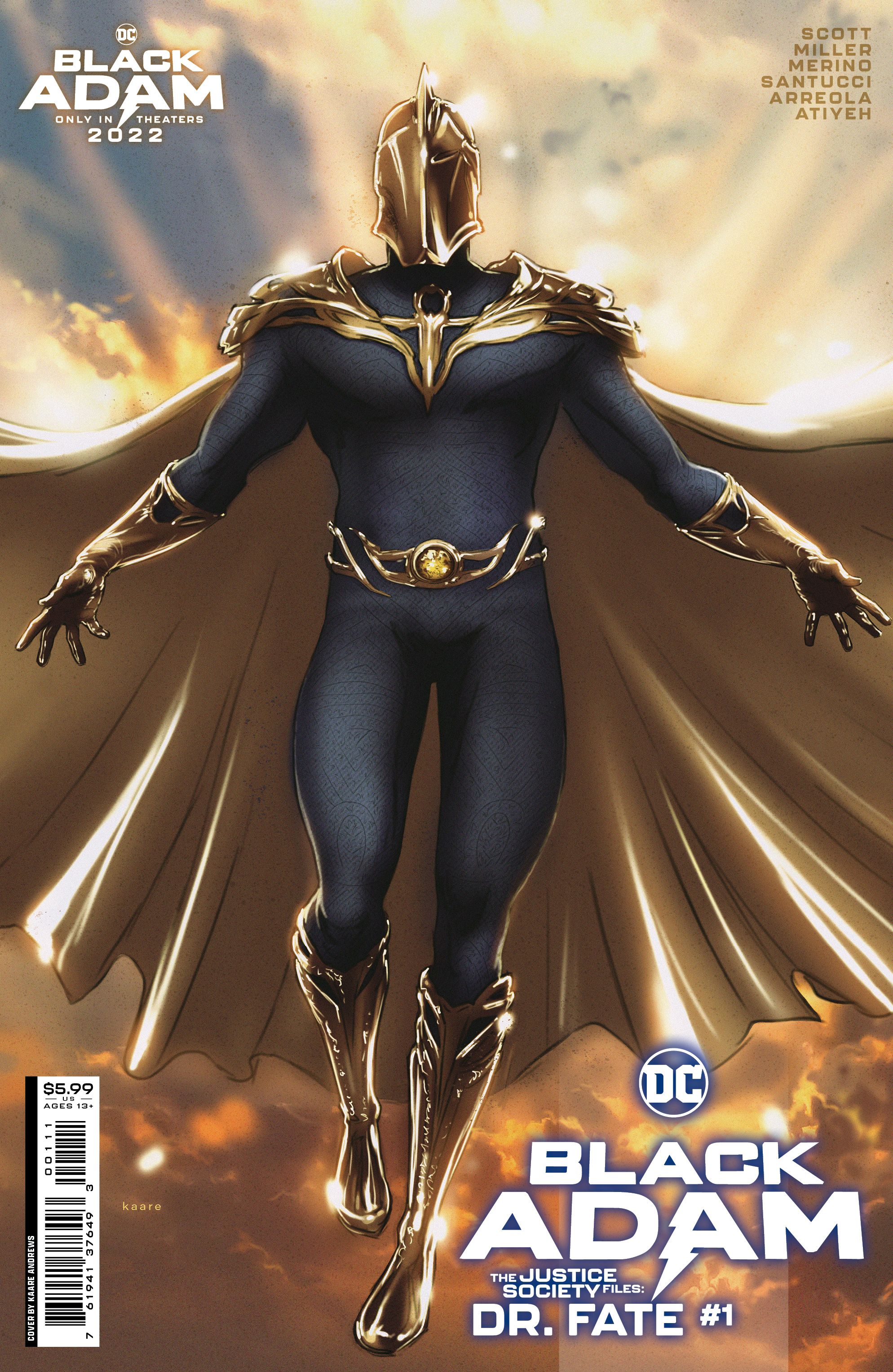Black Adam: The Justice Society Files - Doctor Fate #1 Comic