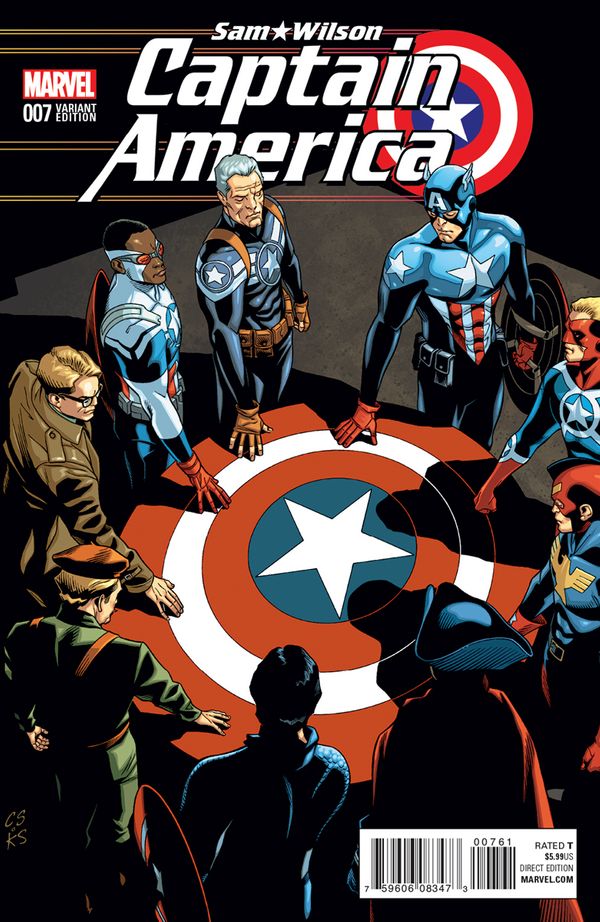 Captain America Sam Wilson #7 (Cap Of All Eras Variant Aso)