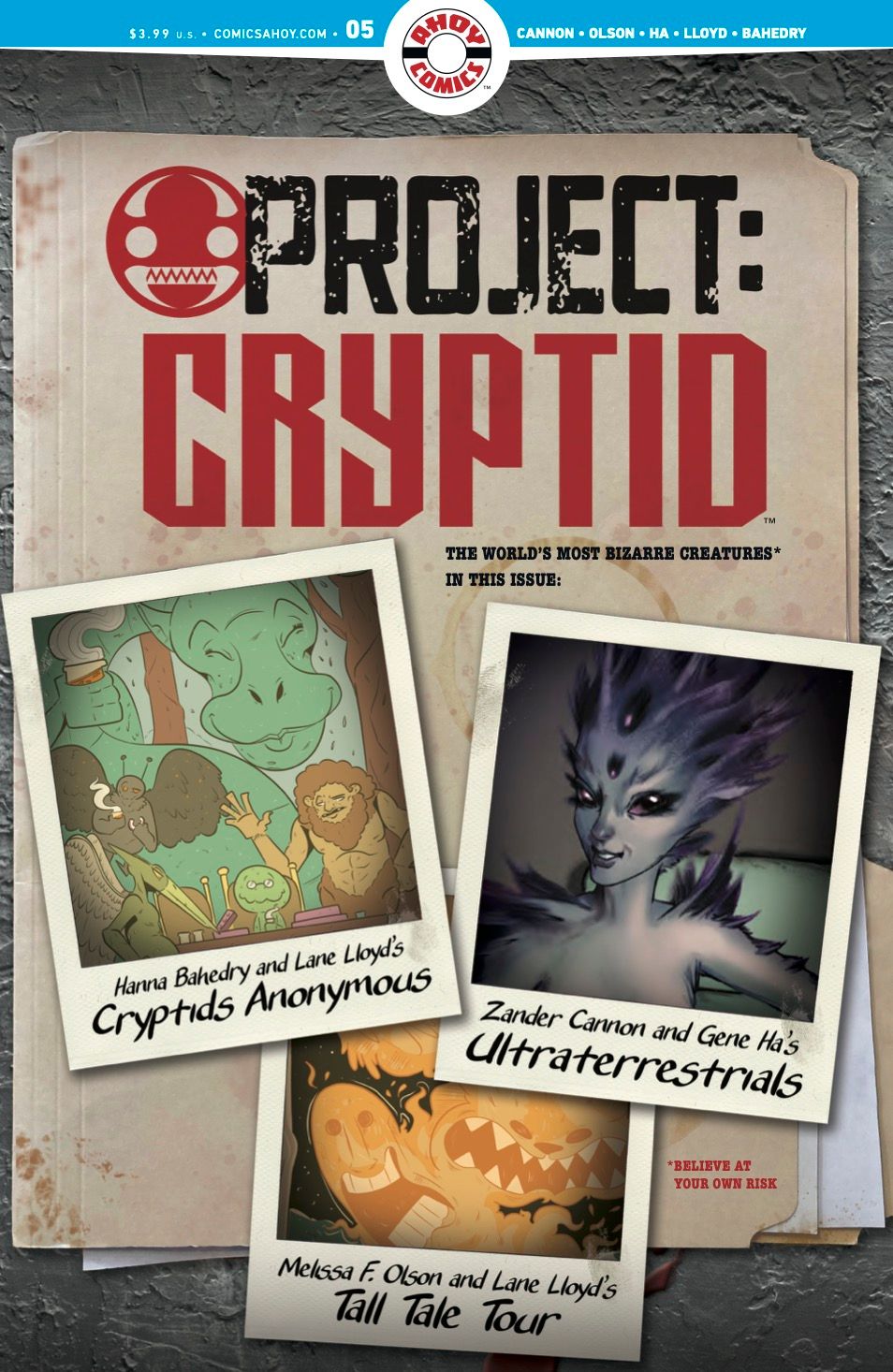 Project: Cryptid #5 Comic