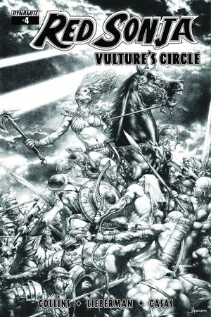 Red Sonja Vultures Circle #4 (10 Copy Anacleto B&amp;w Cover)