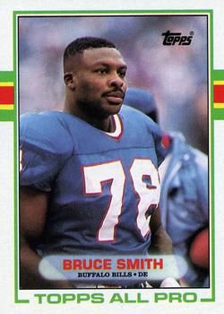 Bruce Smith 1989 Topps #44 Sports Card
