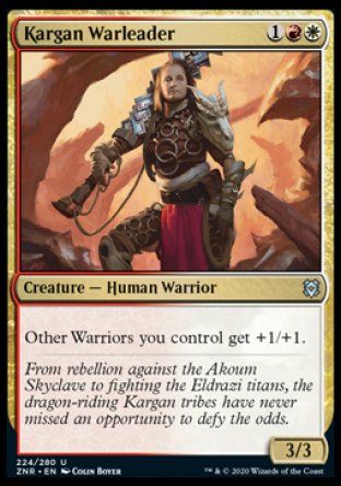 Kargan Warleader (Zendikar Rising) Trading Card