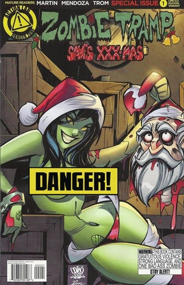 Zombie Tramp: Saves XXX-Mas #1 (Trom "Risque" Variant Cover)
