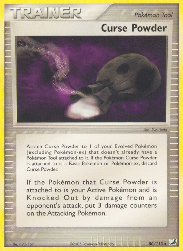 Curse Powder (Trainer: Pokémon Tool) (80/115) - Unseen Forces Pokémon Card