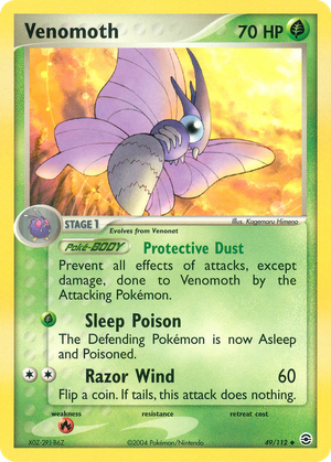 Venomoth (49/112) - FireRed & LeafGreen