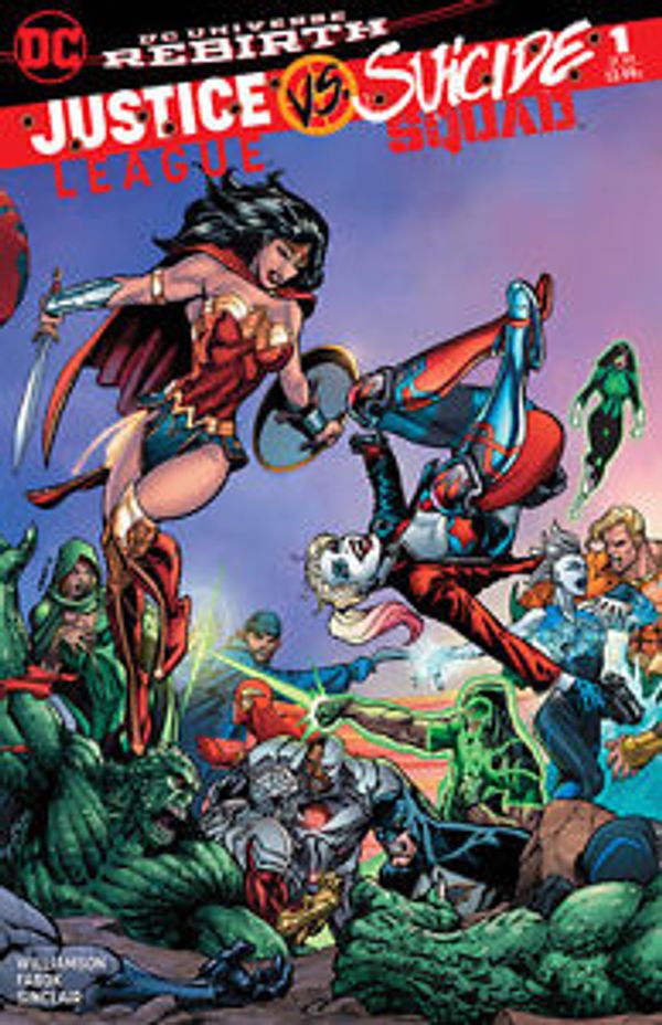 Justice League vs. Suicide Squad #1 (Sleeping Giant "B" Variant)