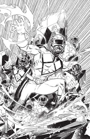Mighty Morphin Power Rangers #1 (I 1:50 INCV Variant Full Art Cheung)