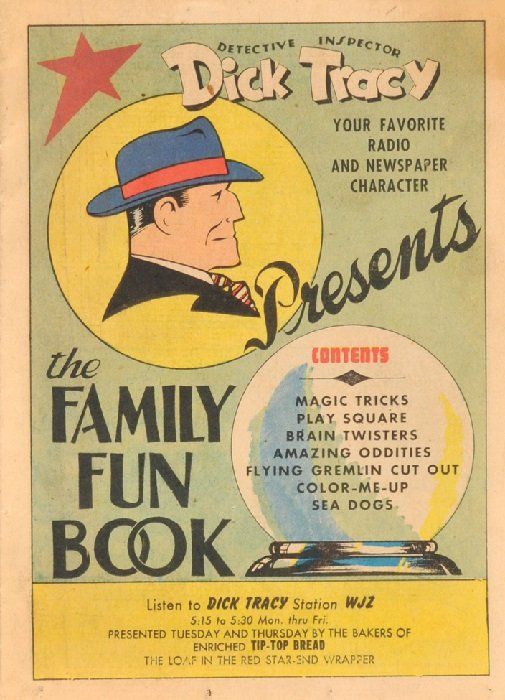 Dick Tracy Presents The Family Fun Book #nn Comic