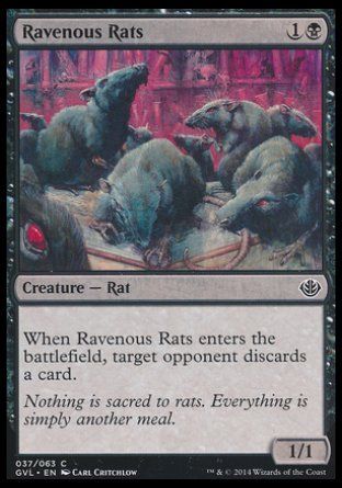 Ravenous Rats (Duel Decks : Anthology) Trading Card