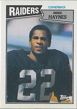 Mike Haynes 1987 Topps #224 Sports Card