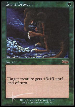 Giant Growth (FNM Promos) Trading Card