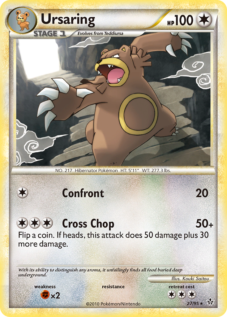 Ursaring (27/95) - HS—Unleashed Pokémon Card