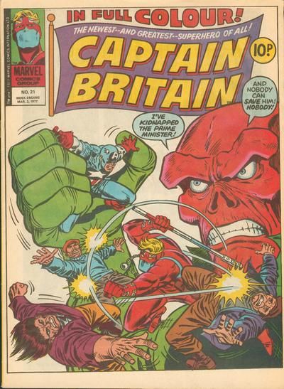 Captain Britain #21 Comic