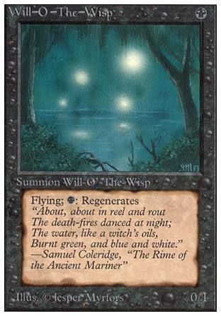 Will-o'-the-Wisp (Unlimited) Trading Card